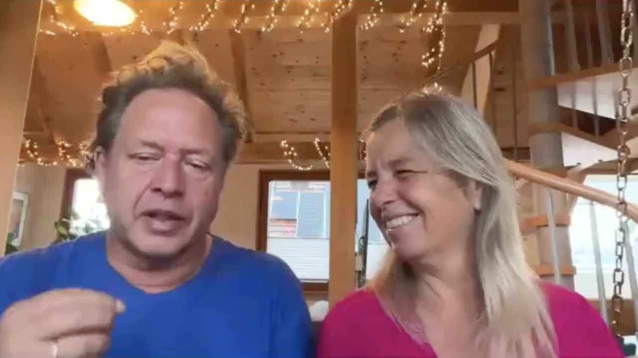 Annette und Herbert Himmelstoß im Zoom-Gespräch